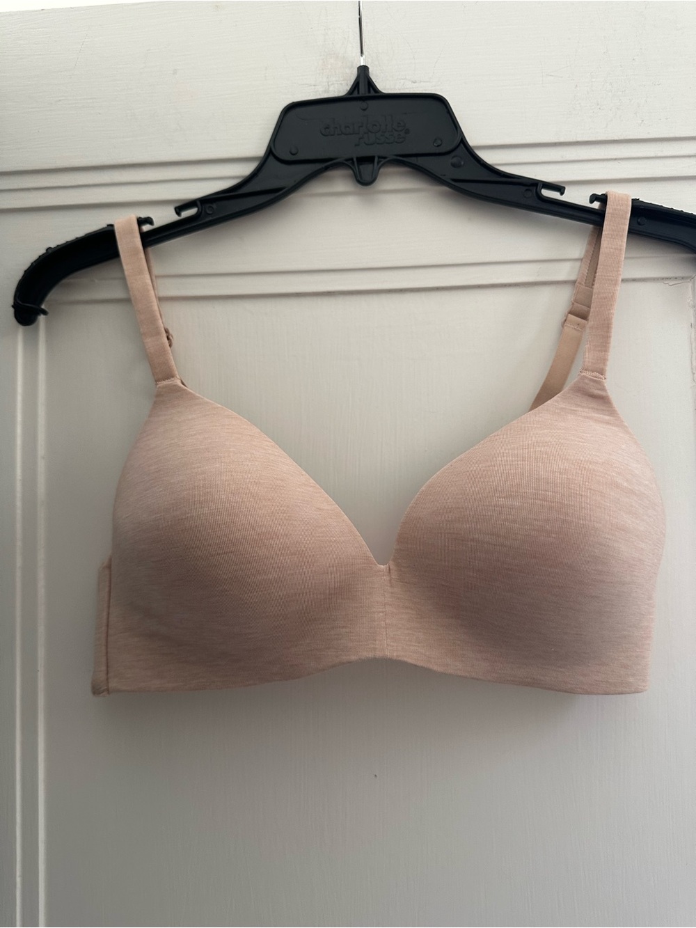 Like-New GAP Breathe Wireless Bra in Oatmeal Heather - 34C